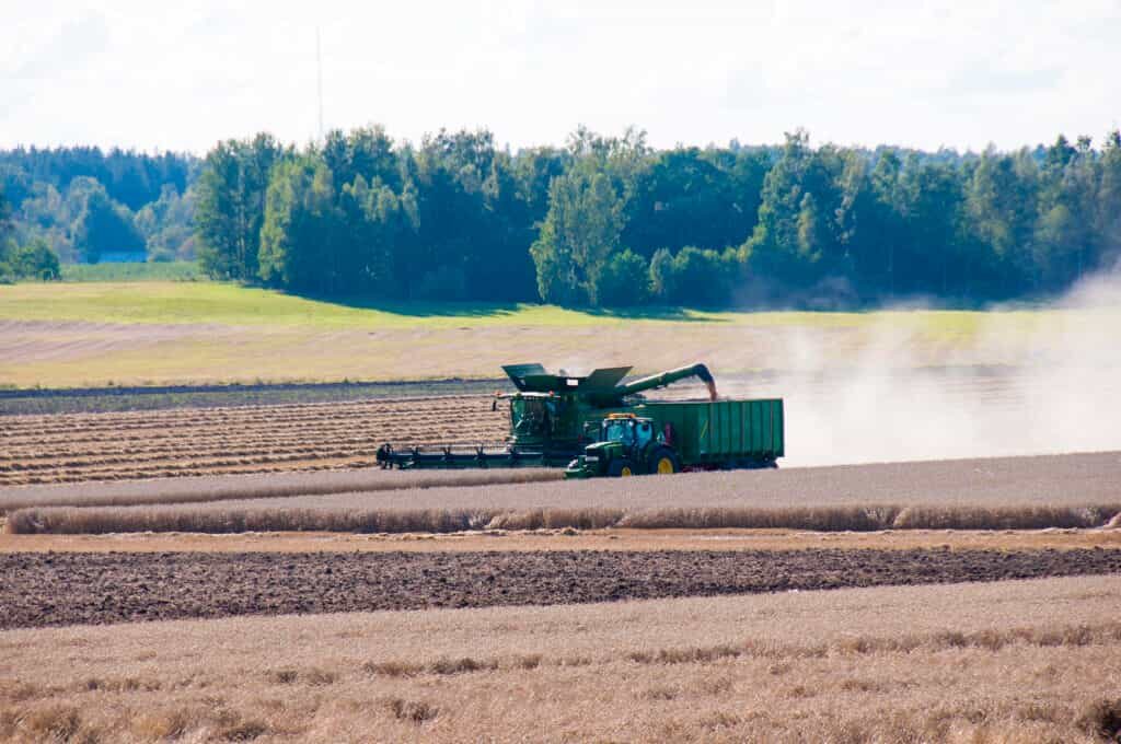 SpmO kontrakt skörd Johan Deere