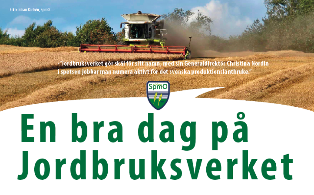 En bra dag på Jordbruksverket